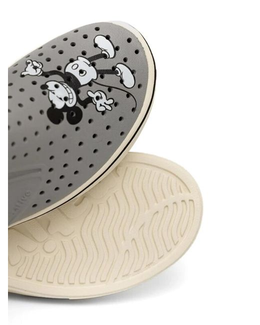 Native Eyewear White X Disney Perforated Sneakers