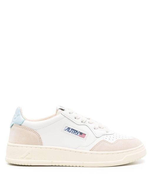 Autry White Sneakers mit Logo-Patch