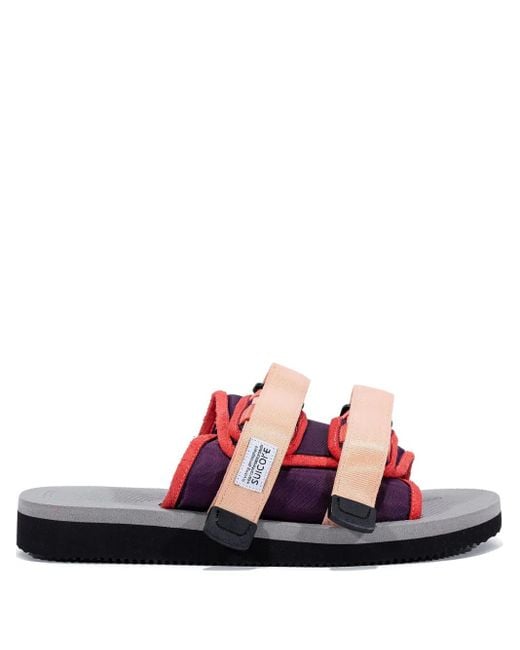 Suicoke Men's Purple Moto-Cab Slides - Main Image