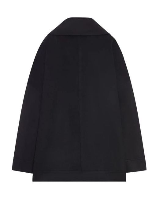 Totême Blue Double-Breasted Wool Jacket