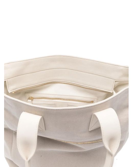 Eleventy White Zip-Fastening Tote Bag for men