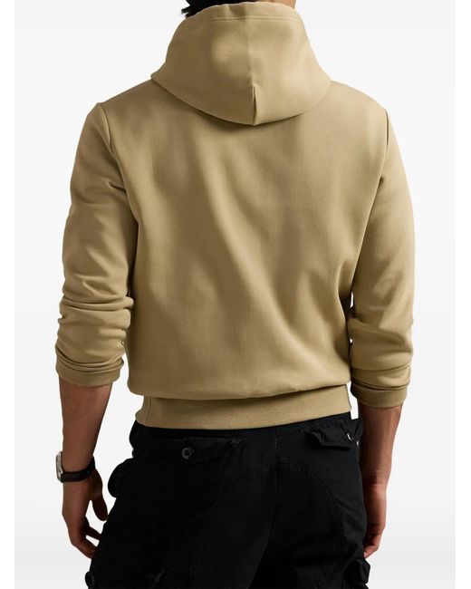 Polo Ralph Lauren Natural Logo-Embroidered Hoodie for men