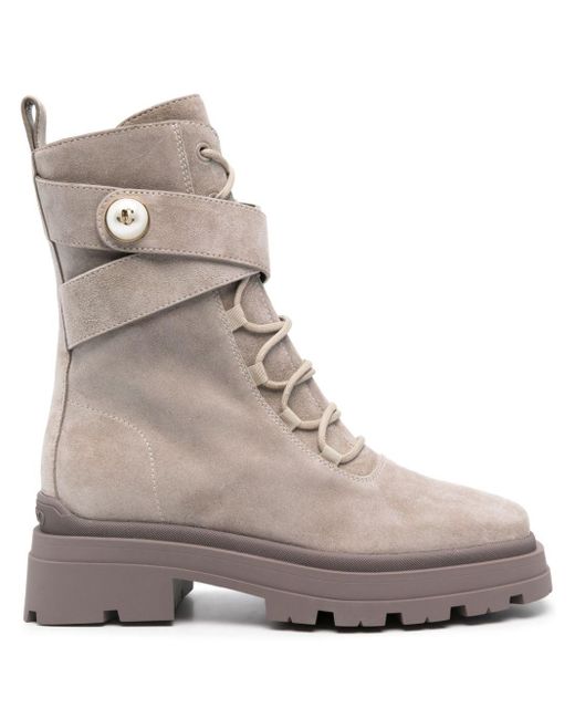 Jimmy Choo Noemi Ankle Boots in Gray Lyst