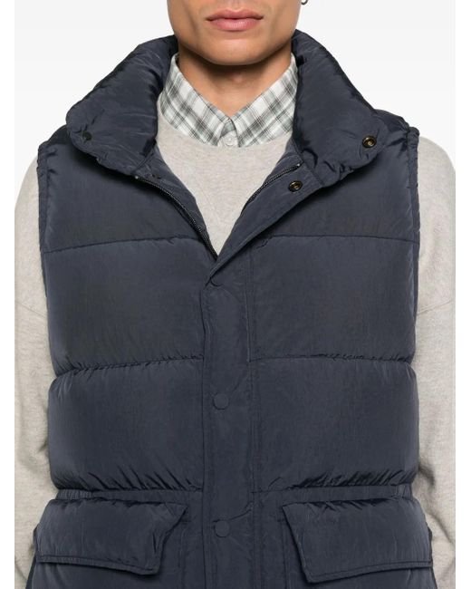 Chaleco Acolchado Maison Kitsuné de hombre de color Blue