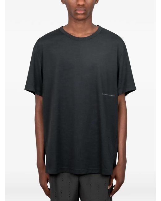 On Shoes Black Running T-Shirt Paf