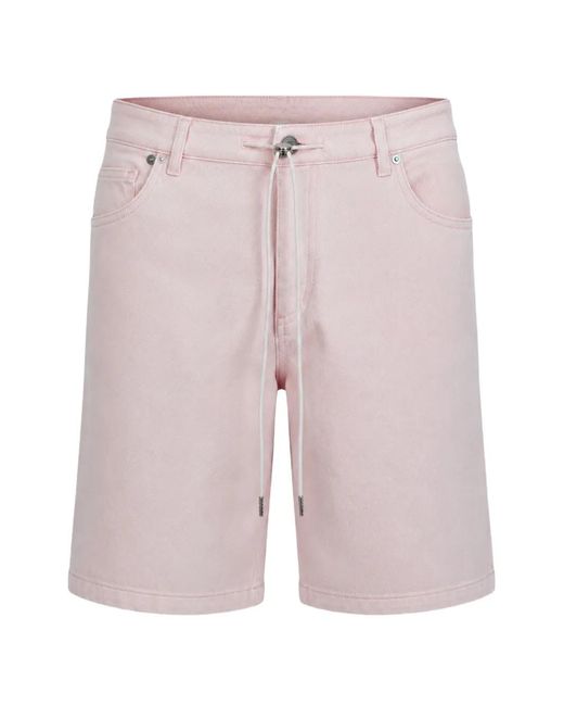 Still Here Pink Cool Drawstring Shorts