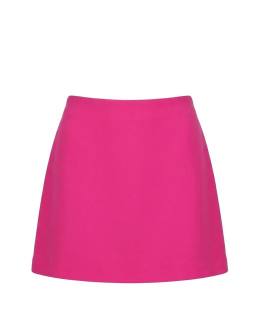 Valentino Garavani Pink A-Line Skirt