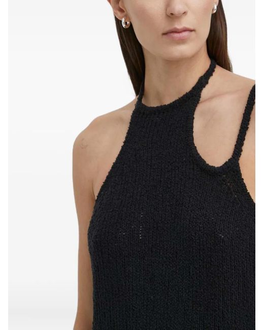 Won Hundred Black Cutout Mini Dress