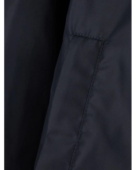 Iceberg Blue Drawstring-Cuff Hooded Jacket