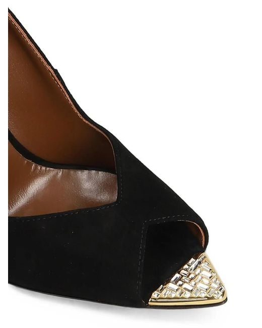 Giuseppe Zanotti Black Intriigo Crystal-Embellished Sandals