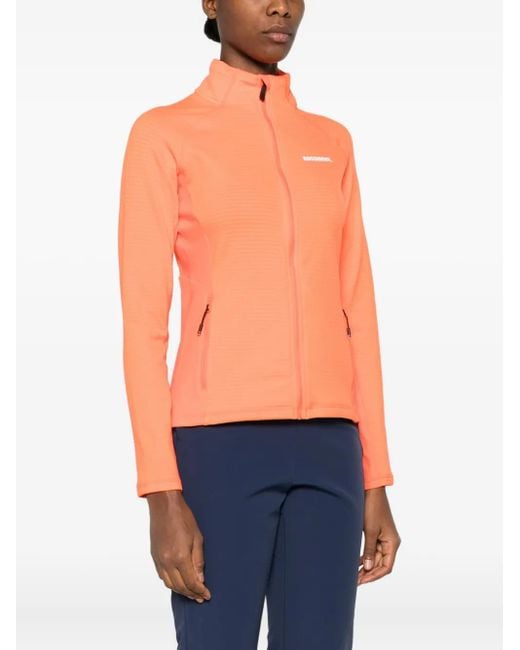 Rossignol Orange Veste En Polaire À Fermeture Zippée