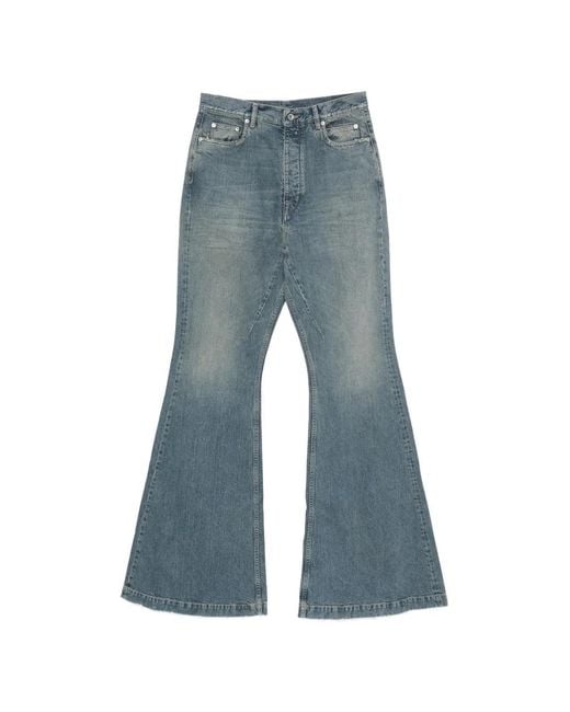 Rick Owens Bolan Bootcut Jeans in Blue for Men | Lyst UK