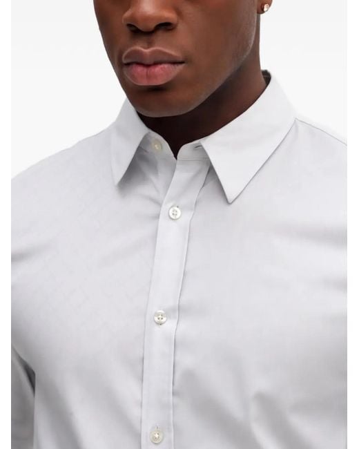 Guess Overhemd Met Knopen in het White voor heren