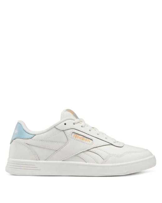 Reebok White Court Advance Cream Sneakers