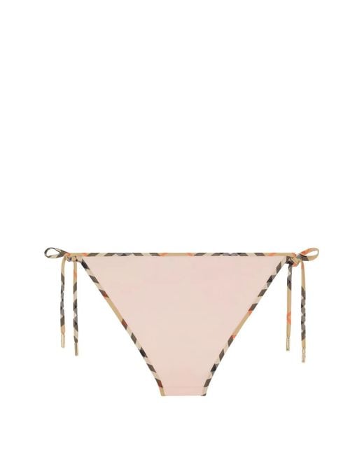 Burberry Natural Check Trim Bikini Briefs