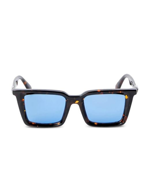 Off-White c/o Virgil Abloh Dalton トータスシェル サングラス Blue