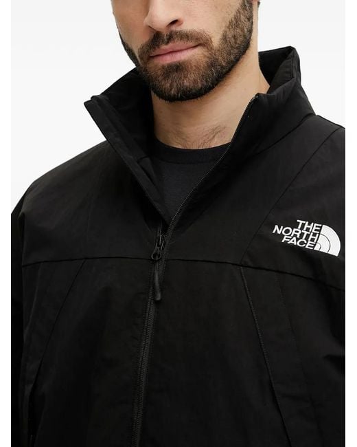 The North Face Black Nse Logo Bomber Jacket for men
