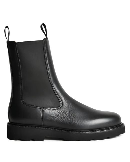 Henderson Black Leather Boots