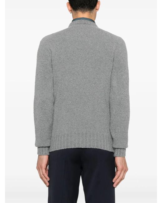 Drumohr Klassischer Pullover in Gray für Herren