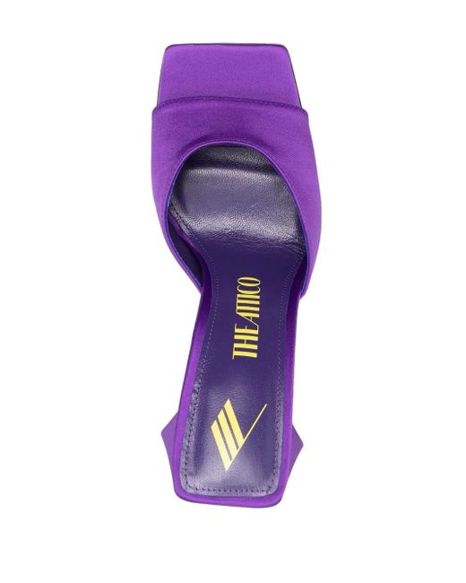 The Attico Purple Devon Sandals