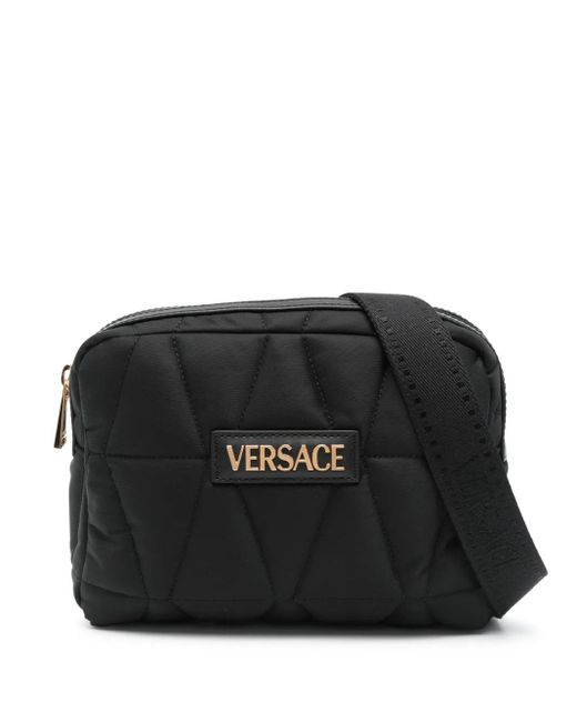 Marsupio Myth Trapuntato di Versace in Black da Uomo