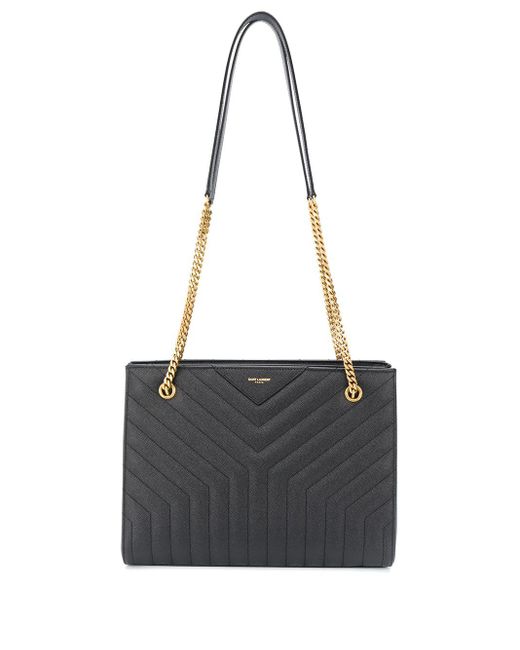 Saint Laurent Joan Shopping Shoulder Bag in Black Lyst