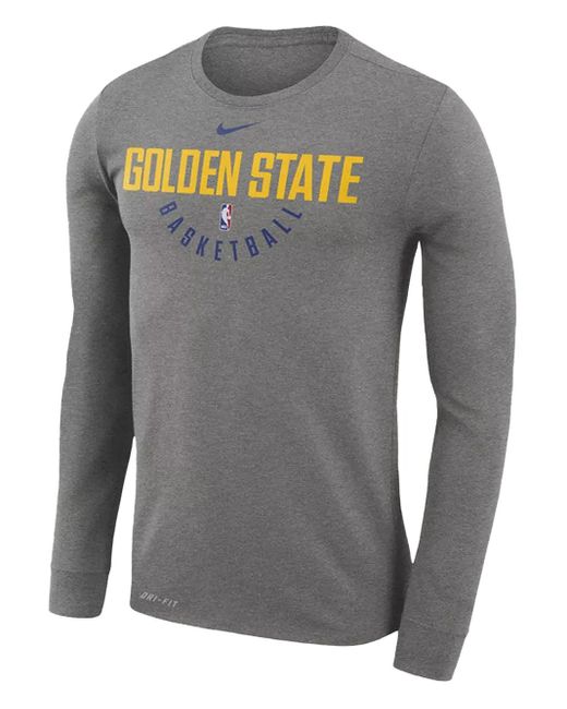 Nike Nba Golden State Warriors Dri-Fit T-Shirt in het Gray voor heren