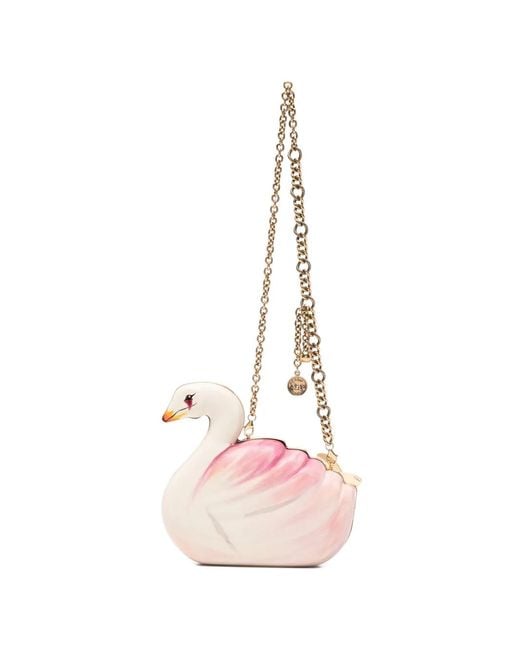 Chloé Pink Tropicus Swan-Shaped Crossbody Bag