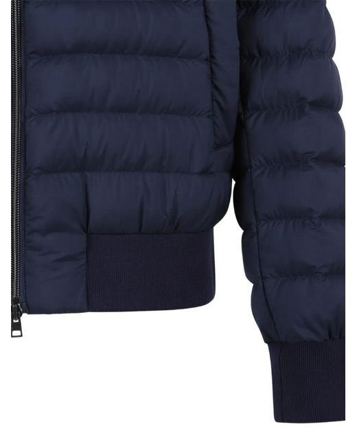 Herno Blue Quilted Jacket for men