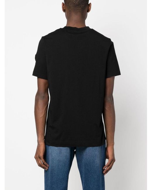 メンズ Moncler Logo-print Short-sleeved T-shirt Black