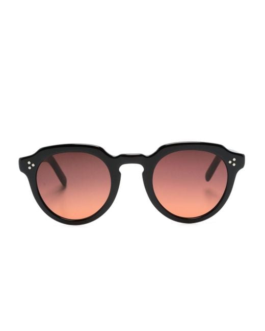 Moscot Pink Gavolt Sonnenbrille mit rundem Gestell
