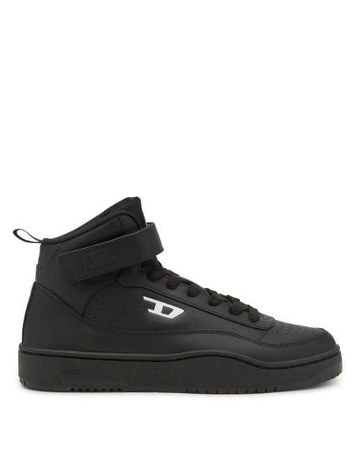 Sneakers S-Tracker-D Mid di DIESEL in Black da Uomo