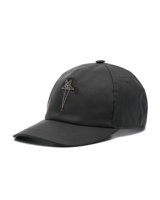 Rick Owens X Champion X Champion Baseballkappe mit Logo-Applikation in Black für Herren