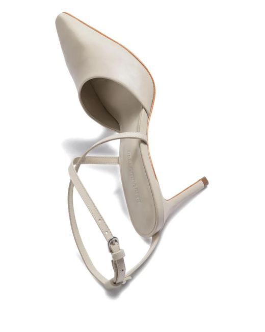 Bernardo Natural 1946 Yazmin Pointed-Toe Heeled Pumps