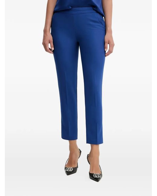 Morgan Blue Side-Zip Trousers