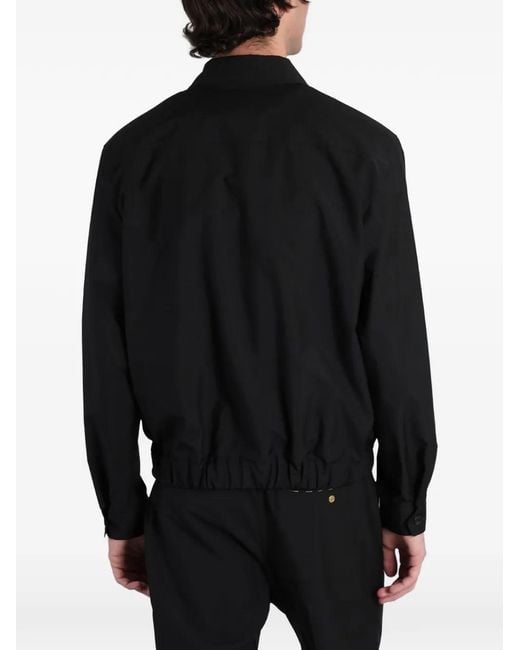 Grayed Black Niko Elasticated-Hem Jacket for men