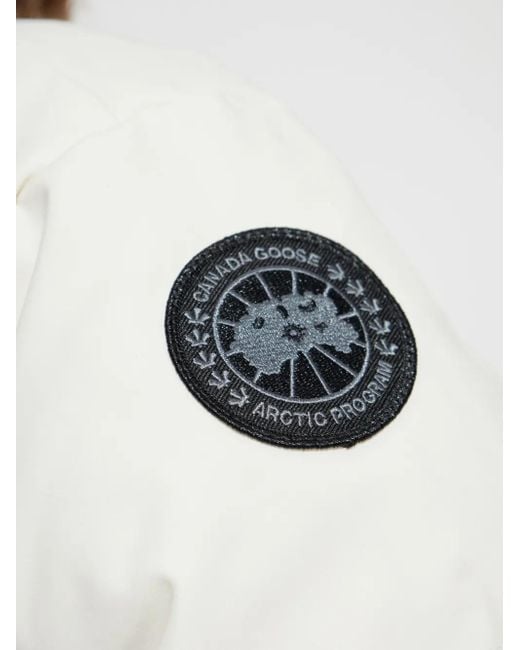 Canada Goose White Wattierte Grandview Jacke