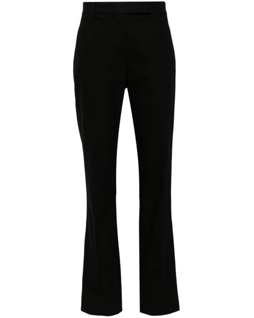 Brunello Cucinelli Black Straight-leg Cropped Trousers