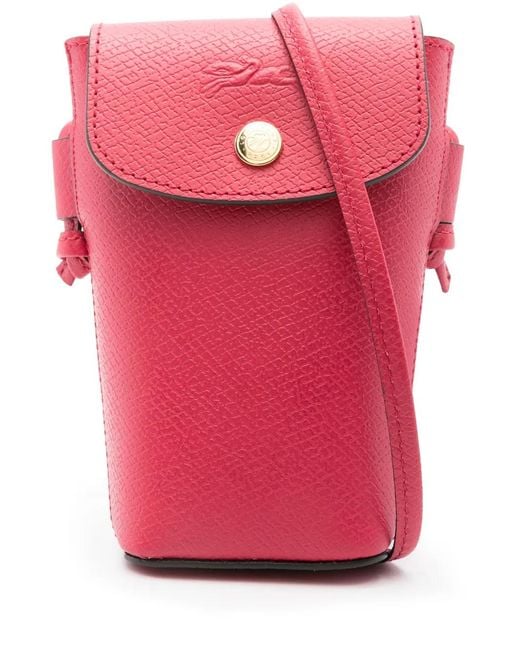 Longchamp Pink Épure Phone Case