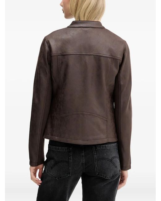 Desigual Brown Zip-Fastening Jacket