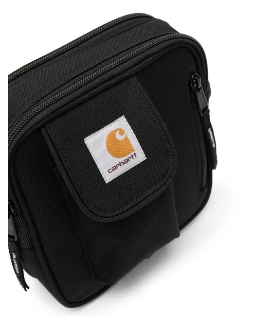 Carhartt Black Logo-Patch Shoulder Bag