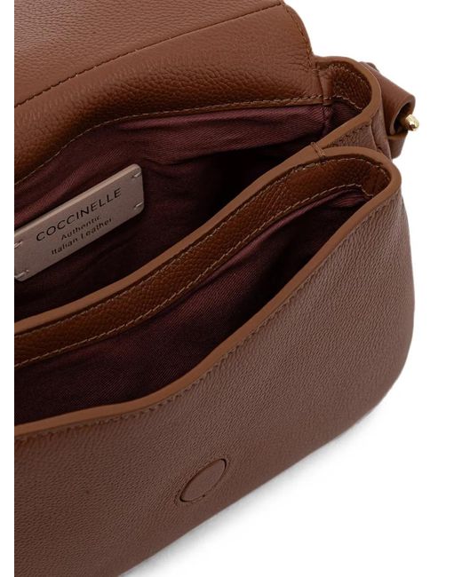 Coccinelle Brown Small Mavery Shoulder Bag