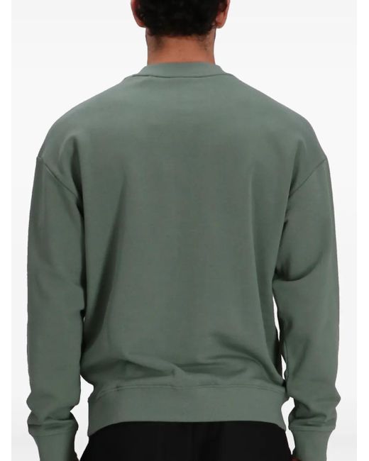 HUGO Sweatshirt mit Logo-Print in Green für Herren
