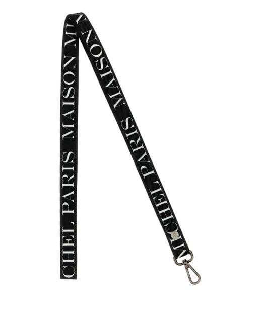 Maison Michel Black Martine Shoulder Strap