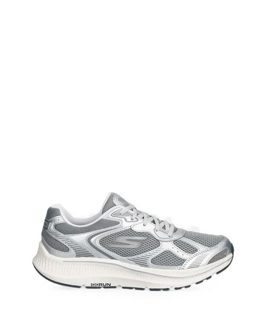 Skechers White Gorun Consistent 2.0 Lace-Up Sneakers