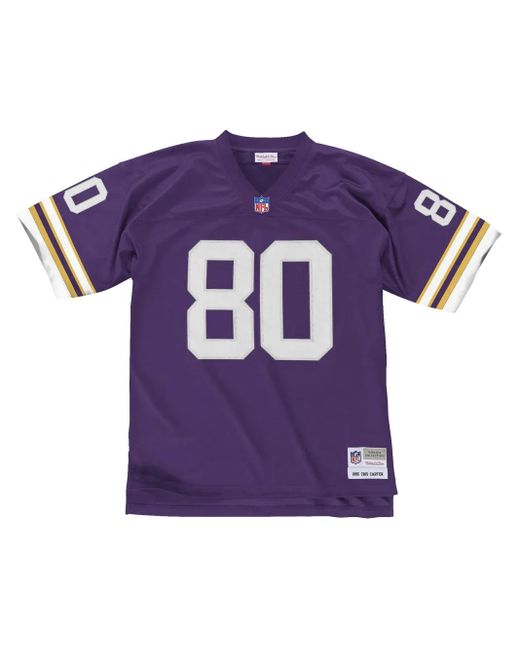 メンズ Mitchell & Ness 1995 Cris Carter Minnesota Vikings レガシープレイヤー ジャージ Purple