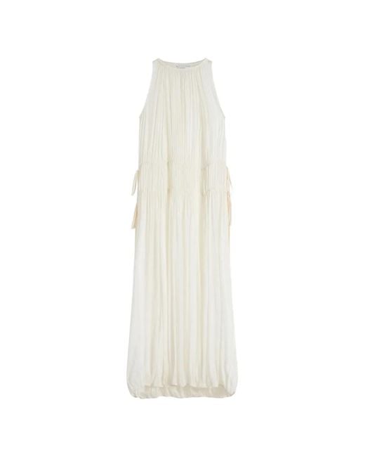 Bondi Born White Cremona Balloon Maxi Dress