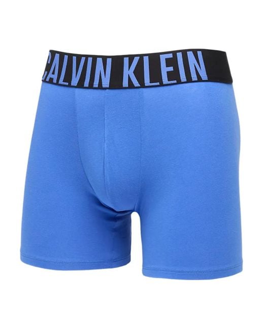 Calvin Klein Boxershorts Mit Logo-Bund (3Er-Set) in Blue für Herren