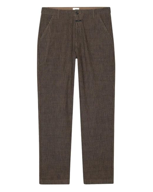 Closed Toledo Broek Met Toelopende Pijpen in het Gray voor heren
