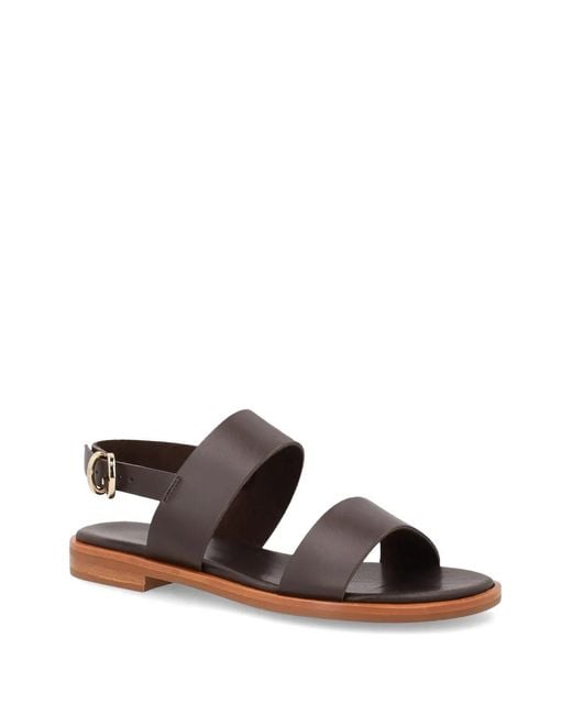 Frau White Double-Strap Sandals